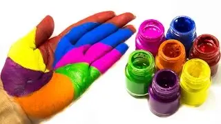 Body Painting Learn Rainbow Colors with Body Paint Video for Children | Video for Kids , Children