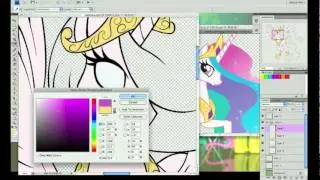 Let's draw Princess Celestia (part 1) (2011)
