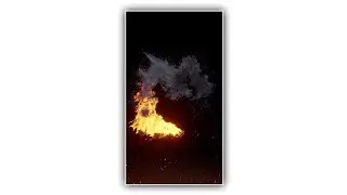 fire effect black screen template video background | Smoke effect black screen | kinemaster template