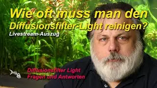 Wie oft muss man den Diffusionsfilter Light reinigen?
