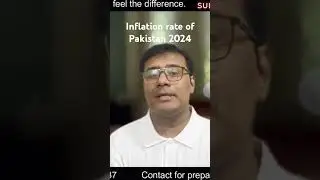 #inflation rate 2024 of #pakistan and comparison with last year