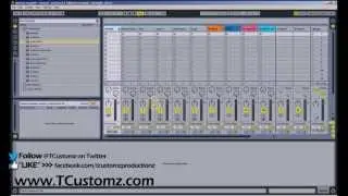 Ableton Live Tutorial - How to Customize the Default Template Set & Organize your Beat Session
