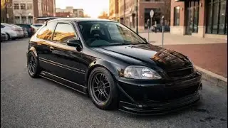 Honda Civic type-R ek9, tuned B16B, black