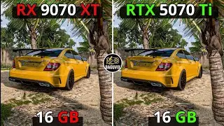 RTX 5070 Ti VS RX 9070 XT + R7 7800X3D | 21 Games Tested in 4K, 2K & 1080P | RAW Performance Review