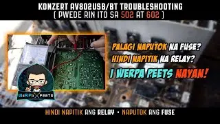 Konzert AV802 palagi naputok ang fuse madaling naayos ni WeRPa Peets