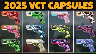 Valorant 2025 All Vct Teams  Capsules in game Showcase & Animations