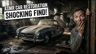 ASMR Car Restoration Full Rebuild of Mercedes-Benz 300SL Gullwing 1955