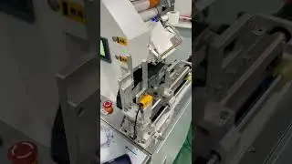 Wire folding labeling machine for applying labels to iPhone cases#labelingmachine #labeler