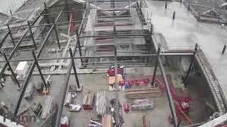 Guinness Enterprise Center Construction Time lapse