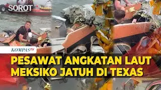Pesawat Angkatan Laut Meksiko Jatuh di Pantai Texas saat Misi Kemanusiaan