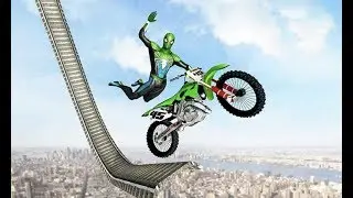 Superhero Motorbike Mega Ramp Race Android Gameplay
