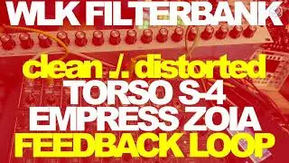 WLK FILTERBANK // CLEAN vs. DISTORSION // TORSO S-4 // EMPRESS Zoia // No Talking