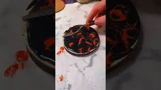 #FluidArt #Acrylic #Coasters