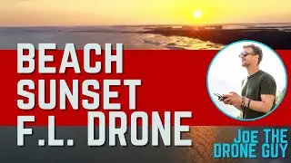 Sunset on Bungee Beach, Fort Myers | Reflecting Dark Sunlight with Sound Effects