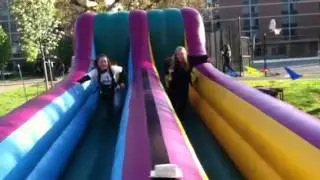 Bray and Kristina Pollock Bungee Run