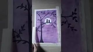 Easy Art, Easy water colour drawing 😍. Easy drawing 😍, Easy drawing for beginners with colours.
