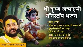 श्री कृष्ण जन्माष्टमी भजन - Jagadguru Nimbarkacharya | Non Stop Krishna Bhajan | Janmashtami Songs