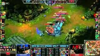 Coast Shiphtur Nidalee VS Curse Voyboy Yasuo HIghlights   2014 NA LCS Spring W11D1 MUST SEE