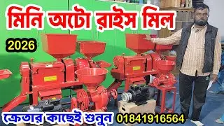 China mini auto ricemeal | মিনি অটো রাইস মিল দাম কত | হলুদ মরিচ গুড়া করার  মেশিন
