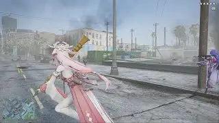 GTAV - Yae Mikho & Raiden Shogun Skin Mod Genshin Impact 5Star Rampage