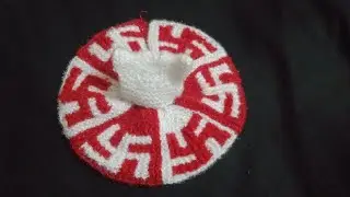 Swastik dress 卐 for 4-5-6 no kanha ji #卐 #swastik #dress #laddugopal #kanhaji #woolen #viral