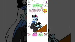 Draw Happy Monster : Fun Game Level 61 to 70 Android-iOS Walkthrough