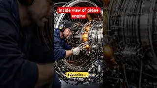 Inside view of plane ✈️ engine #youtubeshorts #ytshort #shorts #facts #science #technology #yt
