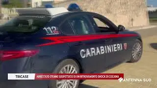 19 GENNAIO 2025   TRICASE    ARRESTATO 37ENNE SOSPETTATO DI UN RITROVAMENTO SHOCK DI COCAINA