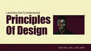 The principles of design. Contrast broken down in the simplest form