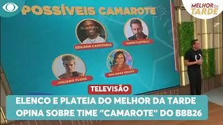 Elenco e plateia do Melhor da Tarde opina sobre time 