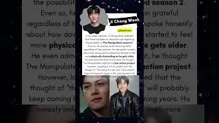 Ji Chang Wook Opens Up About Action Roles & The Manipulated Season 2 #kpop #shortvideo #jichangwook