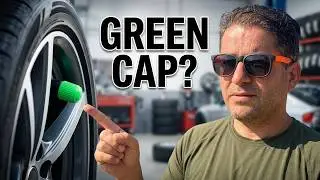 Why Is This Tire Valve Cover GREEN? Nitrogen Air In Tires