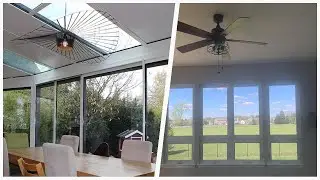 75 Laminate Floor And Brown Floor Sunroom Design Ideas You'll Love ⭐️