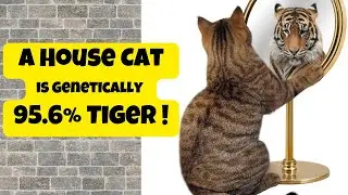 A House Cat: The Little Tiger Inside | A House Cat is Genetically 95.6% Tiger.