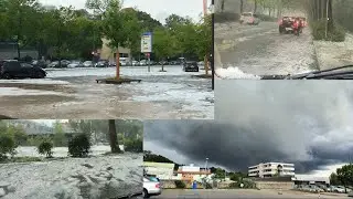 Hagelunwetter Reutlingen 04.08.2023 / Reutlingen / Stadtmitte