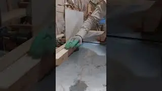 Watch This Planer Turn Wood into Glass! 🪑💎 #shorts