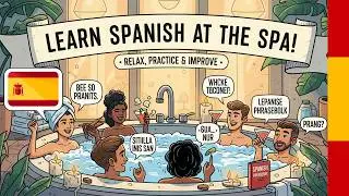 Speak Spanish Naturally 💬 | Easy Dialogue in a Spa | Di&aacute;logo F&aacute;cil A1/A2 - Practica Espa&ntilde;ol 🧖&zwj;♀️