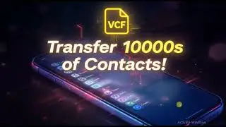 How to transfer thousands of contacts via VCF without Google apps on GrapheneOS