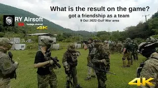 Airsoft Gameplay 4K | Outdoor Combat | Wargame | High Optics Mount MK 18 | Tactics | 生存遊戲 | Gulf War