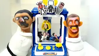 Skibidi toilet in a Claw Machine toy !