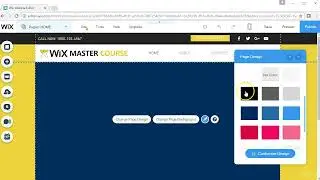 Wix Course : 2) Background for Pages and Sections Strips