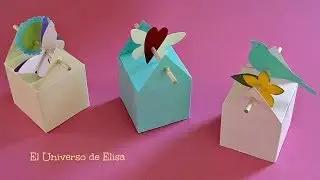 Cómo Hacer una Cajita para Regalo, Dulcero