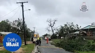 Cyclone Trevor causes wild weather and devastation in Queensland