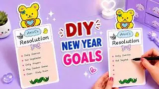 New year resolution ideas / DIY Resolution ideas / New year craft / Paper Craft