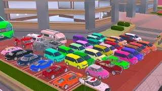 ALL RAINBOW COLOUR 🌈 CAR COLLECTION 😱 🤠 AT SECRET PLACE 😍🥰✅//SAKURA SCHOOL SIMULATOR GAME 🎮🎯