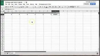 Looping over rows & columns of data in Google Apps Script