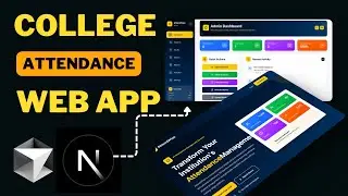 College Attendance Web App – Built from Scratch with Cursor AI!