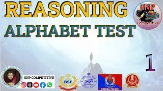 REASONING//OSSSC//OSSC//BSF HCM//ODISHA POLICE//ALPHABET TEST//MCQ//FOR ALL GOVERNMENT EXAMS//
