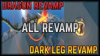 DRAGON REVAMP, DRAGON SKINS AND DARK LEG REVAMP SHOWCASE | KING PIECE