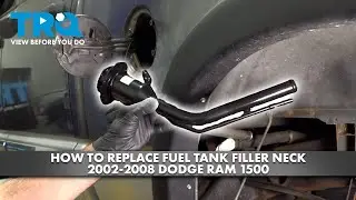 Как заменить заливную горловину топливного бака Dodge Ram 1500 2002-2008 годов